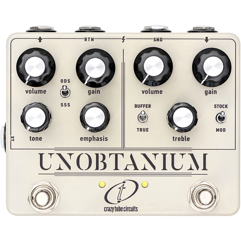 Foto van Crazy tube circuits unobtanium dual overdrive