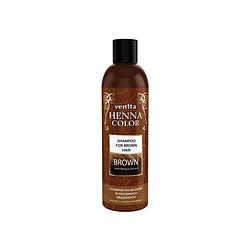 Foto van Henna color brown kruidenshampoo voor bruin haar 250ml