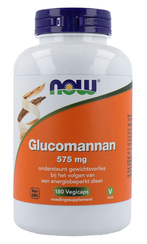 Foto van Now glucomannan 575mg capsules