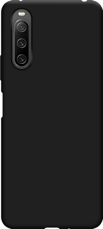 Foto van Just in case soft sony xperia 10 iv back cover zwart