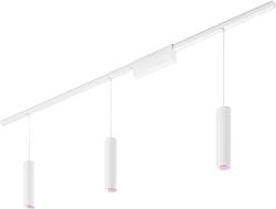 Foto van Philips hue perifo railverlichting plafond - 3 hanglampen - white and color - wit