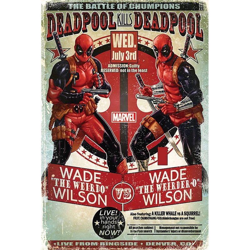 Foto van Pyramid deadpool wade vs wade poster 61x91,5cm