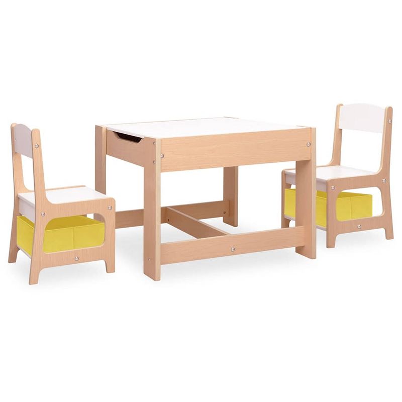Foto van Vidaxl kindertafel met 2 stoelen mdf