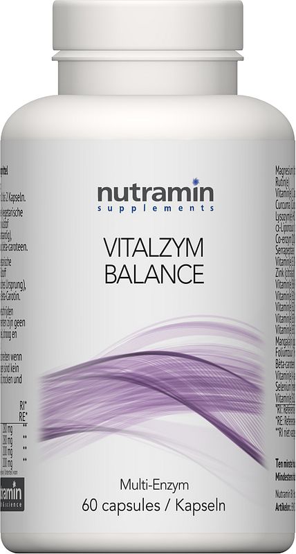 Foto van Nutramin vitalzym balance capsules