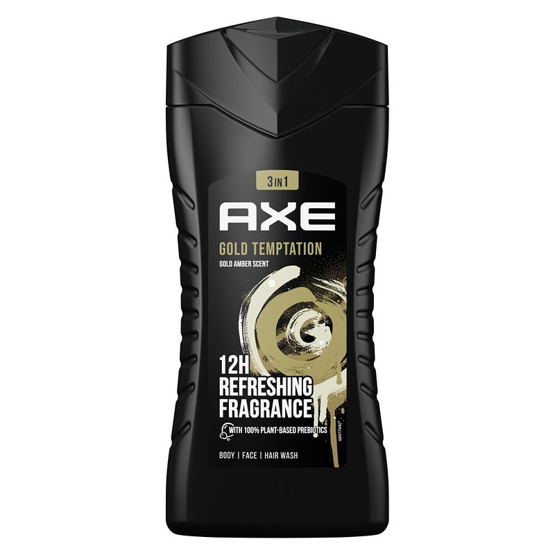 Foto van Axe gold temptation 3-in-1 douchegel