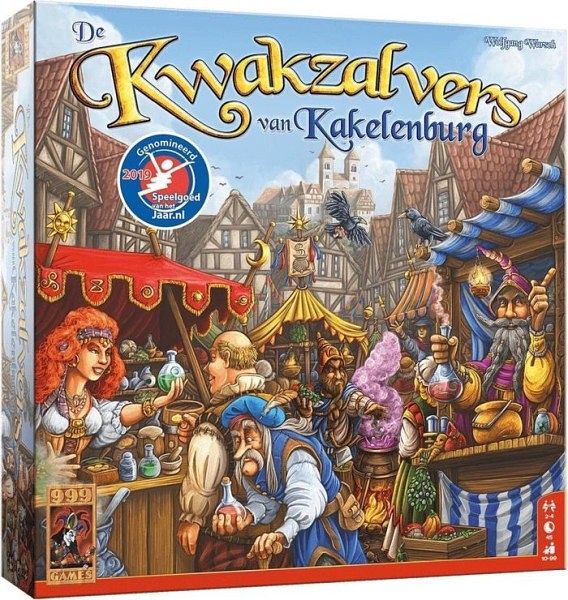 Foto van 999 games - de kwakzalvers van kakelenburg - bordspel