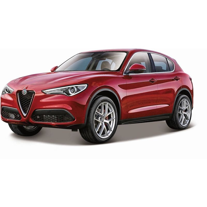 Foto van Auto bburago alfa romeo stelvio schaal 1:43