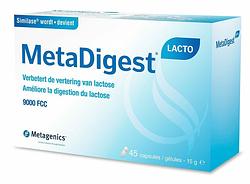 Foto van Metagenics metadigest lacto capsules