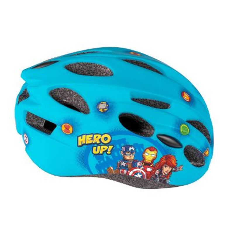 Foto van Disney fietshelm avengers junior polycarbonaat blauw mt 52-56