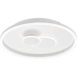 Foto van Wofi nadra 11246 led-plafondlamp voor badkamer 27 w warmwit wit