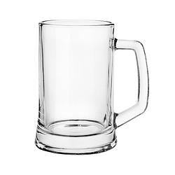 Foto van Glasmark bierglazen - bierpullen - transparant glas - 6x stuks - 500 ml - oktoberfest - bierglazen