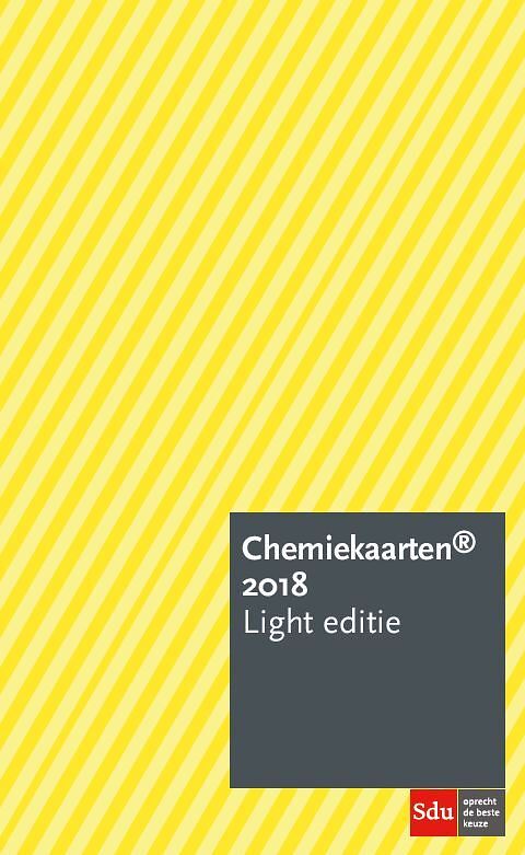 Foto van Chemiekaarten light 2018 - paperback (9789012401425)