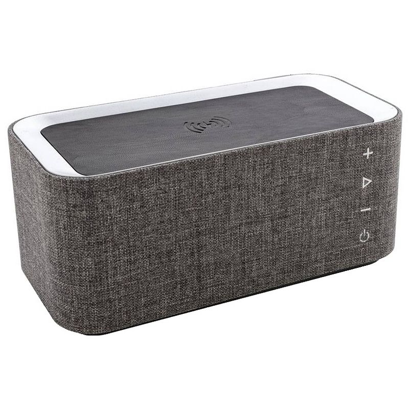 Foto van Xd xclusive speaker/oplader vogue bluetooth 22,1 cm grijs 2-delig