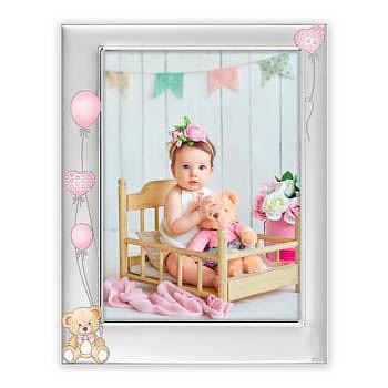 Foto van Baby fotolijst b17346p ivan pink 10x15 cm