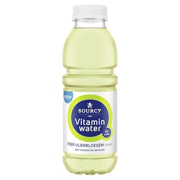 Foto van Sourcy vitaminwater peer vlierbloesem smaak 0, 5l bij jumbo