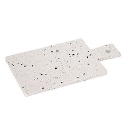 Foto van Cosy & trendy serveerplank terrazzo wit 29 x 17 cm