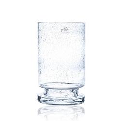 Foto van Glazen vaas conisch transparant 15 x 25 cm - vazen