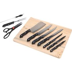 Foto van Messenset inclusief snijplank 11-delig knife - keukenmessen - messenset kopen messenblok