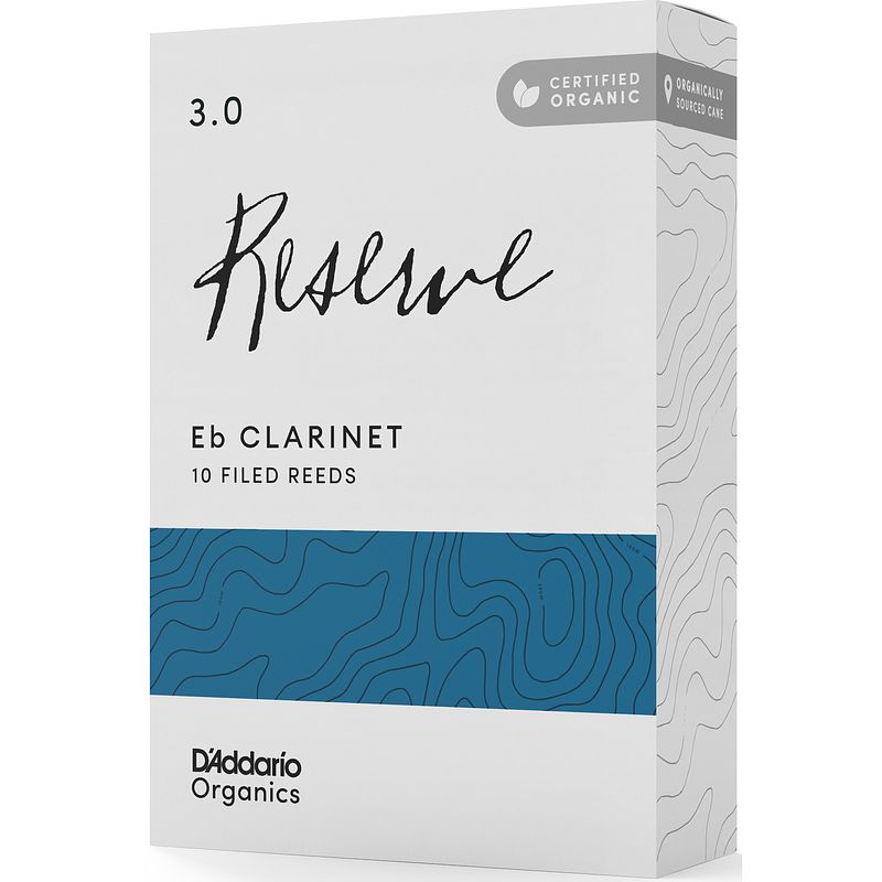 Foto van D'saddario woodwinds organic reserve eb clarinet reeds 3.0 (10 stuks)