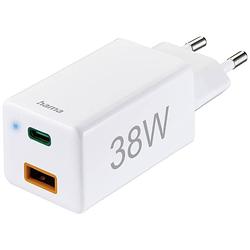 Foto van Hama 00201640 usb-oplader 2 x usb-a, usb-c binnen, thuis