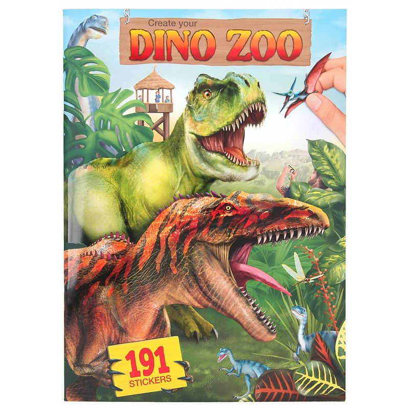 Foto van Depesche stickerboek create your dino zoo junior 24 pagina's