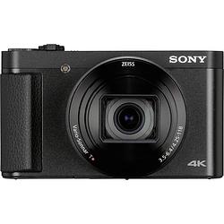 Foto van Sony sony digitale camera zoom optisch: 28 x zwart incl. flitser 4k video, beeldstabilisatie, bluetooth, full-hd video-opname, gps, touch-screen, wifi, met