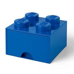 Foto van Lego brick 4 opberglade - blauw