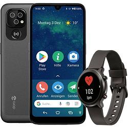 Foto van Doro 8100 + watch dual-sim senioren smartphone 32 gb 15.5 cm (6.1 inch) zwart android 11