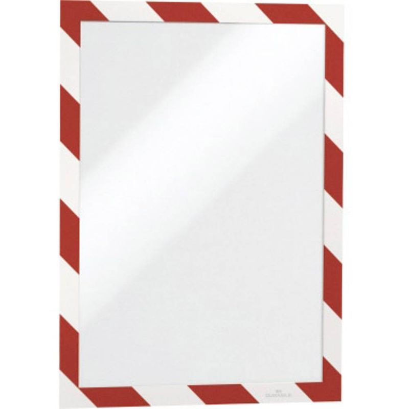 Foto van Durable 4944132 magnetisch frame rood, wit (b x h) 238 mm x 324 mm din a4