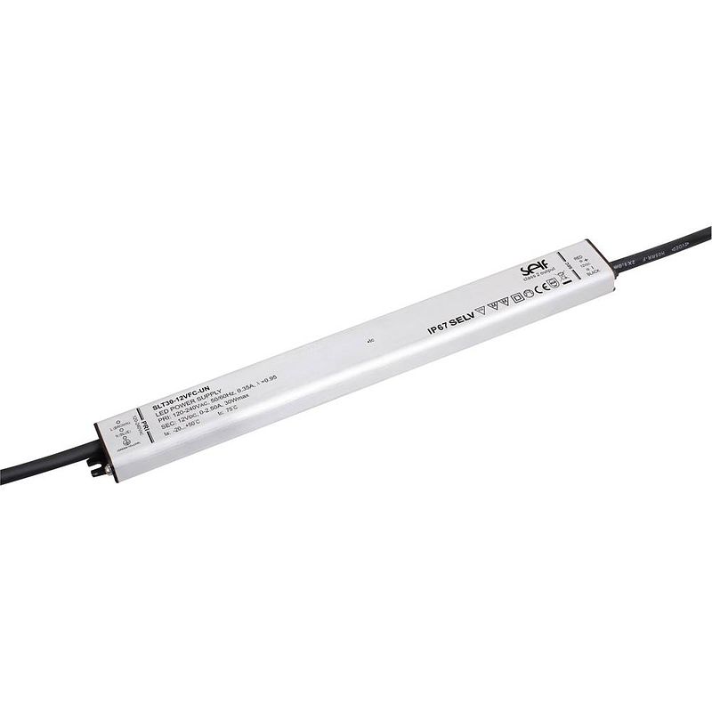 Foto van Self electronics slt30-12vfc-un led-driver constante spanning 30 w 0 - 12.5 a 12 v/dc montage op ontvlambare oppervlakken, niet dimbaar,