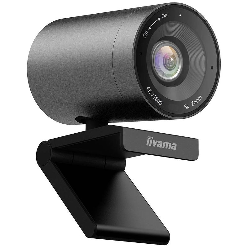 Foto van Iiyama uc-cam10pro-1 4k-webcam 4096 x 2160 pixel klemhouder, microfoon