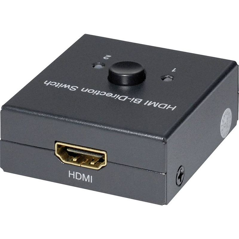 Foto van Maxtrack cs 32 l hdmi-switch bidirectioneel bruikbaar 3840 x 2160 pixel zwart