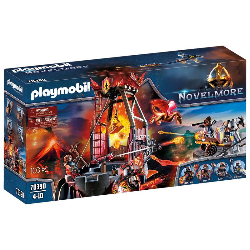 Foto van Playmobil novelmore burnham raiders lavamijn 70390