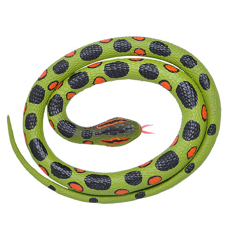 Foto van Wild republic slang anaconda junior 117 cm rubber groen/zwart