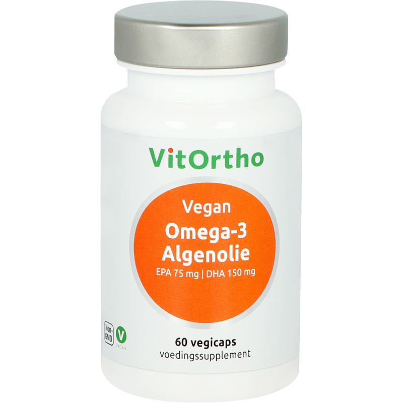 Foto van Vitortho omega 3 algenolie softgels 60st