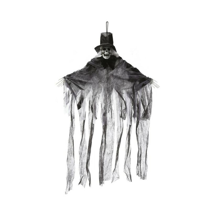 Foto van Fiestas horror/halloween decoratie skelet spook bruidegom pop - hangend - 70 cm - halloween poppen