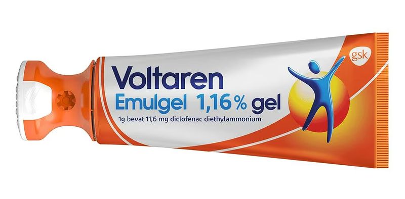 Foto van Voltaren emulgel 1,16% met doseer- en smeerdop