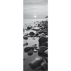 Foto van Adam burton - bossington beach at sunrise kunstdruk 33x95cm