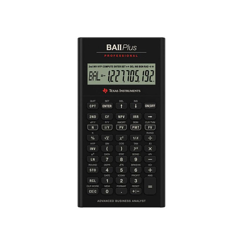 Foto van Calculator financieel ti-ba ii plus prof