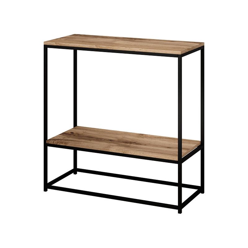 Foto van Meubella sidetable kronos - eiken - 80 cm