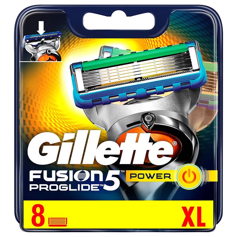 Foto van Gillette fusion5 proglide power scheermesjes - 8 stuks.