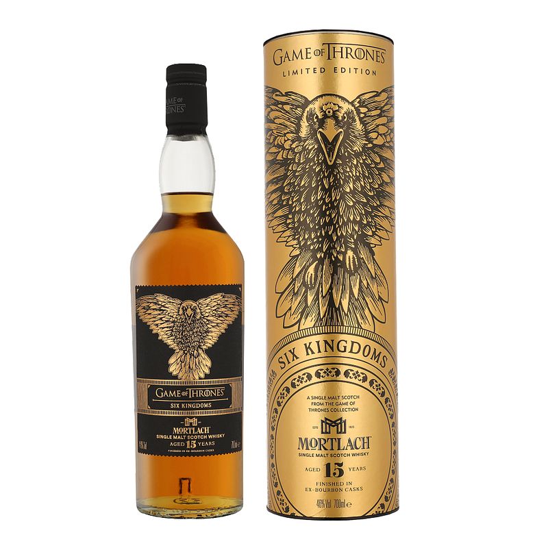 Foto van Mortlach 15 years game of thrones 70cl whisky + giftbox