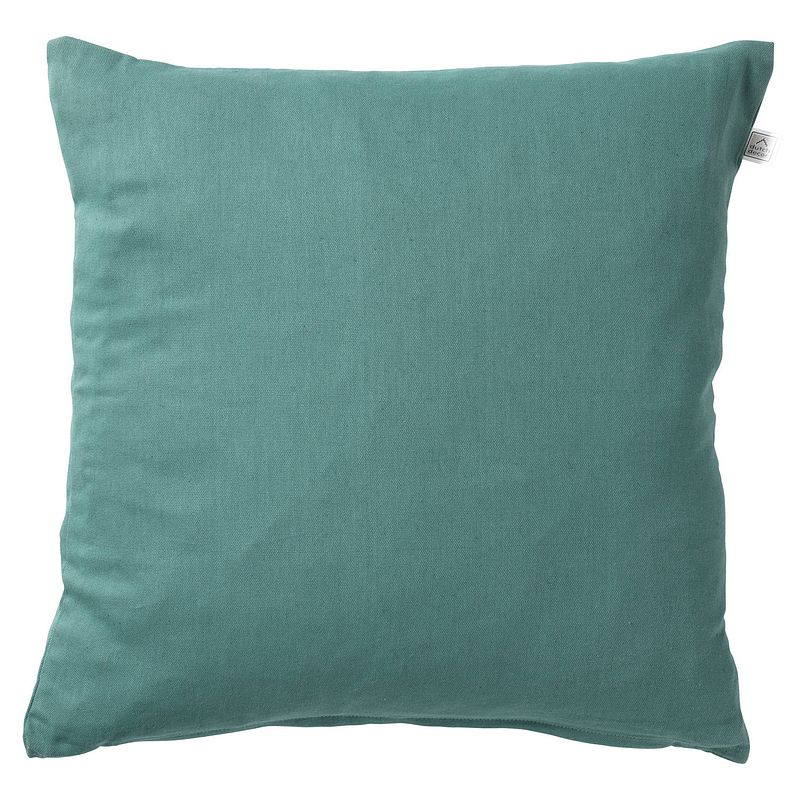 Foto van Dutch decor james - kussenhoes van katoen sagebrush green 45x45 cm - groen - groen