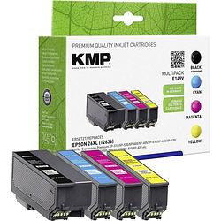 Foto van Kmp inkt combipack vervangt epson epson 26xl compatibel combipack zwart, cyaan, magenta, geel e149v 1626,4050