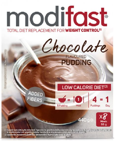Foto van Modifast intensive weight loss pudding chocolate