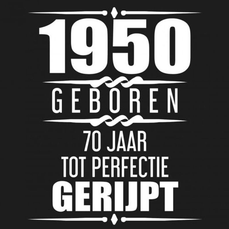 Foto van 1950 geboren 70 jaar tot perfectie gerijpt