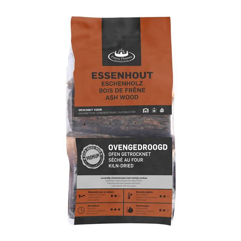 Foto van Ovengedroogd essenhout, 8kg