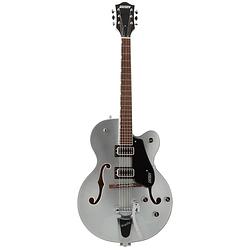 Foto van Gretsch g5420t electromatic classic hollowbody sc bigsby airline silver semi-akoestische gitaar