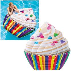 Foto van Intex cupcake drijfmat - 142 x 135 cm