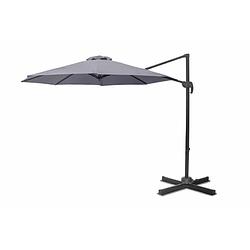 Foto van Feel furniture - toscano - luxe parasol - roma - 3 meter - donkergrijs
